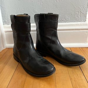 Frye black booties. Women’s size 9.